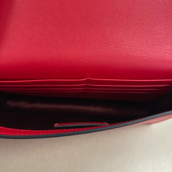 Valentino Garavani Love Lab Dante Paradiso Two Way Bag Red Leather - Preowned - Picture 8 of 13